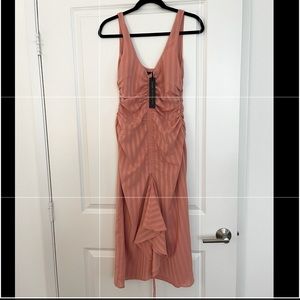 House of Harlow & Revolve Peach Dress